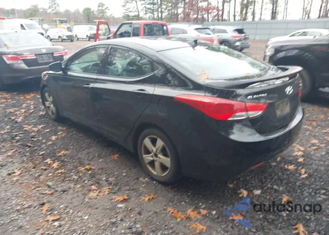 2013 Hyundai Elantra Gls из США, поврежденный, VIN 5NPDH4AEXDH279302